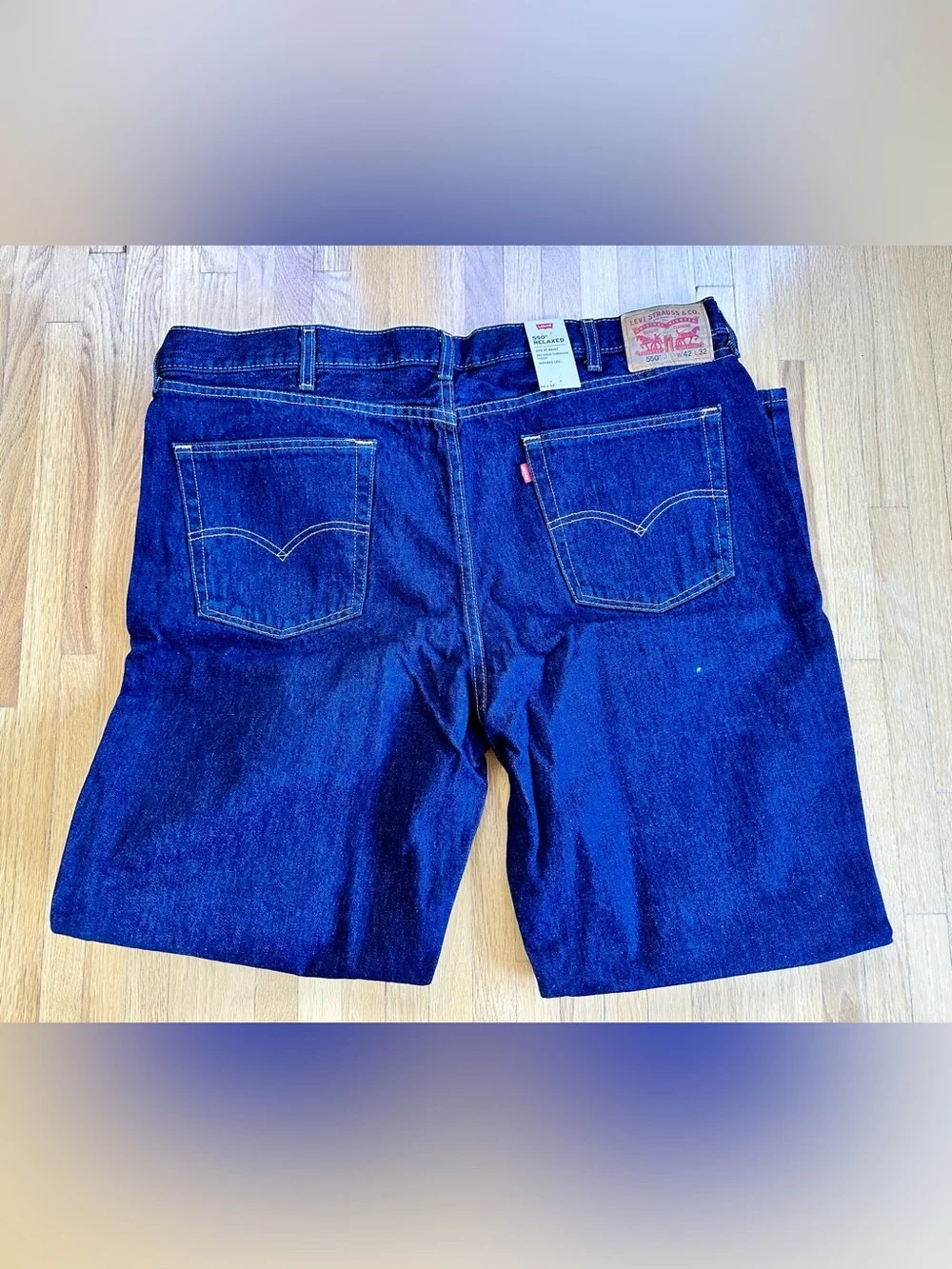 NWT Men's Levi’s Denim Relaxed Dark Wash Jeans